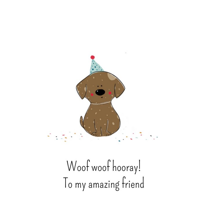 Greetz | Verjaardagskaart | To my amazing friend