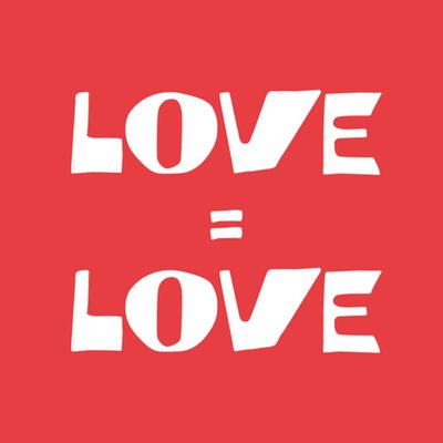 Greetz | Pride kaart | love = love