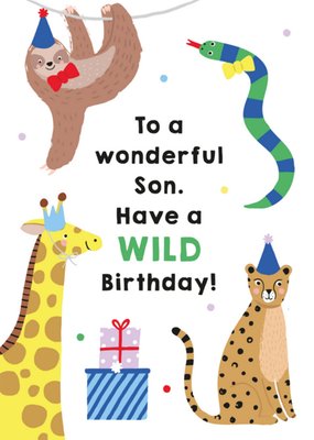 Greetz | Verjaardagskaart | Wild birthday!