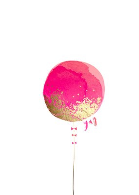 HotchPotch | Verjaardag | Uitnodiging | Vrouw | Vrolijk | Roze
