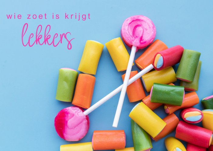 Photoflash | Sinterklaaskaart | snoepjes