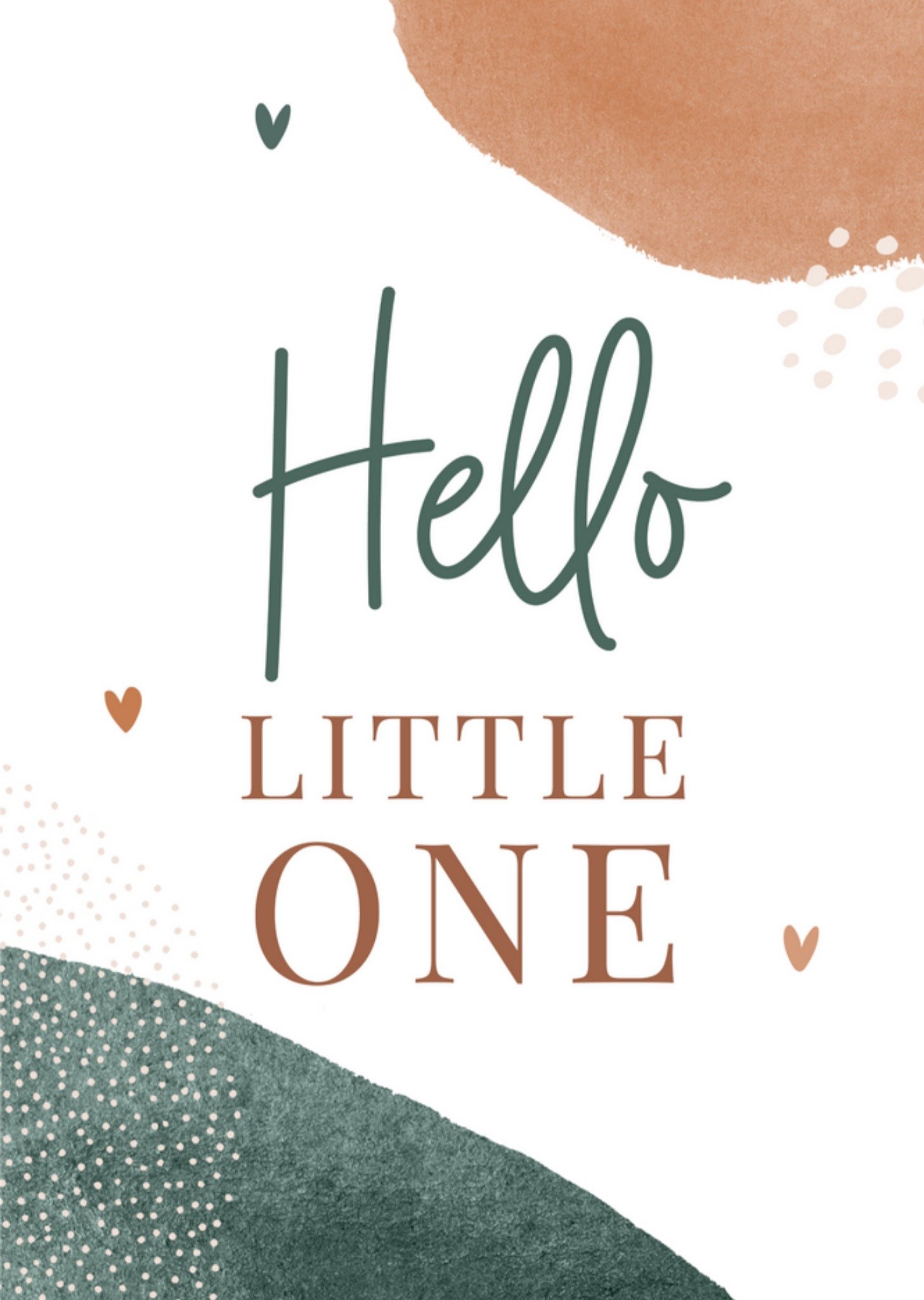 Papercute - Geboortekaart - Hello Little One