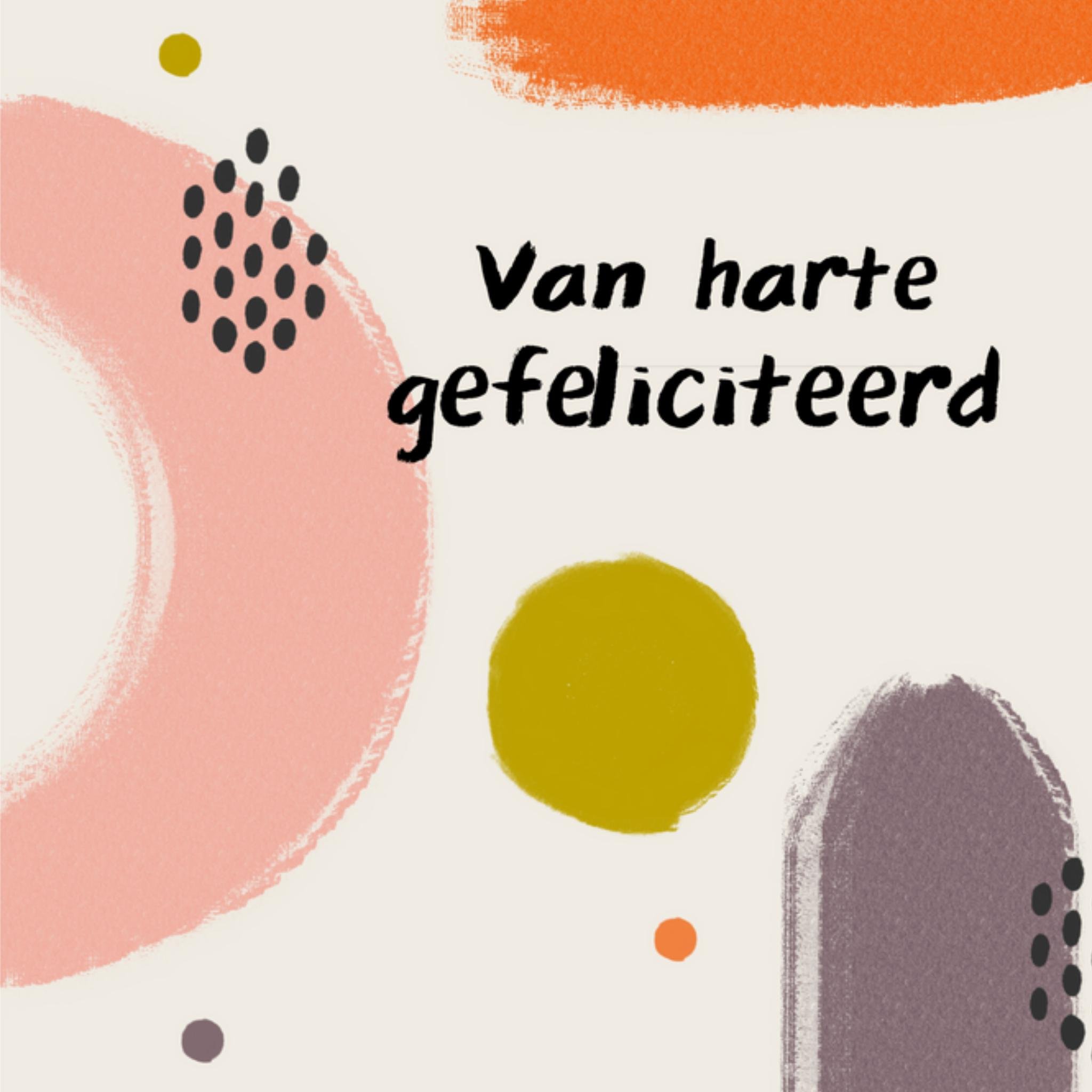 Verjaardagskaart - Greetz - Abstract
