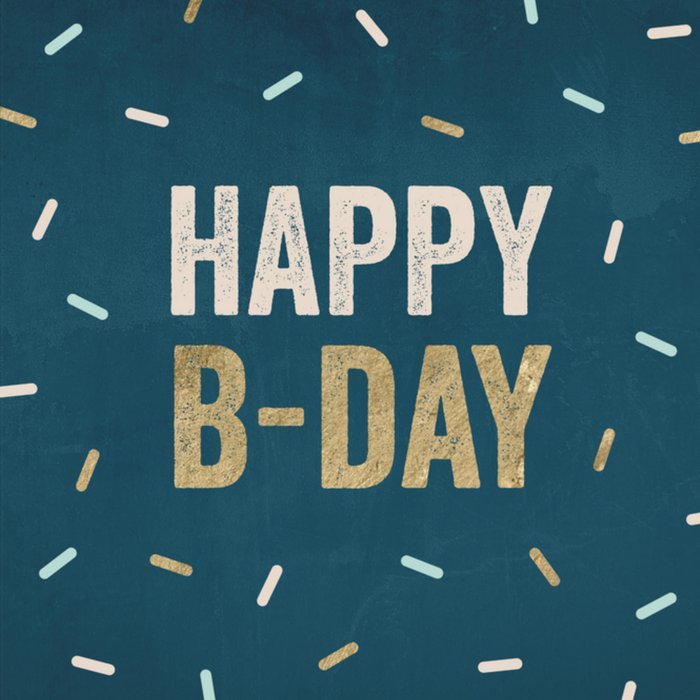 Papercute | Verjaardagskaart | Happy B-Day