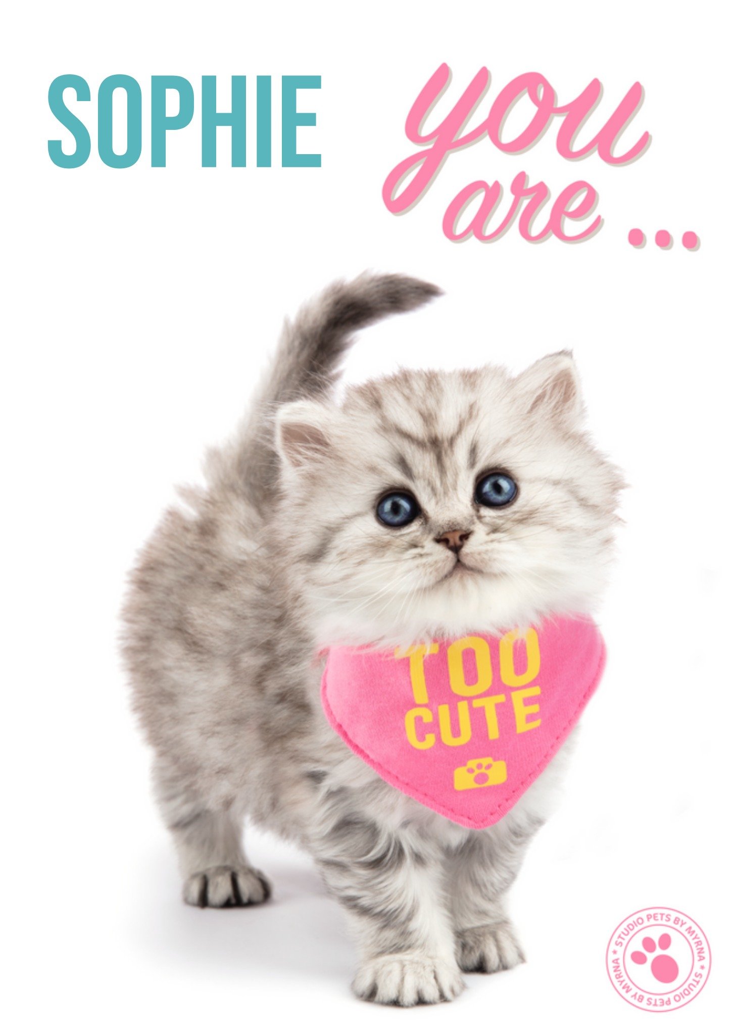 Studio Pets - Valentijnskaart - met naam