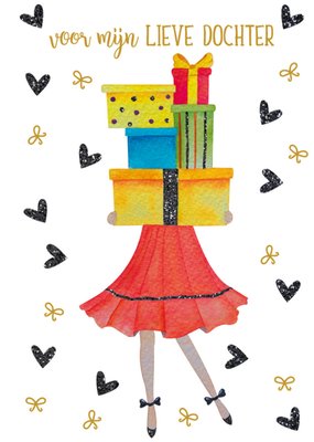 Paperclip | Verjaardagskaart | Lieve dochter