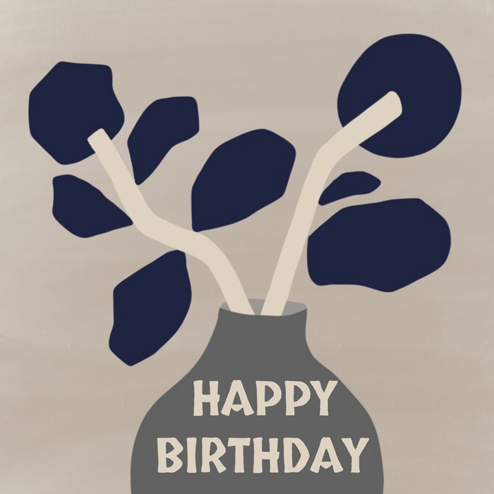 Greetz | Verjaardagskaart | bloemen | vaas