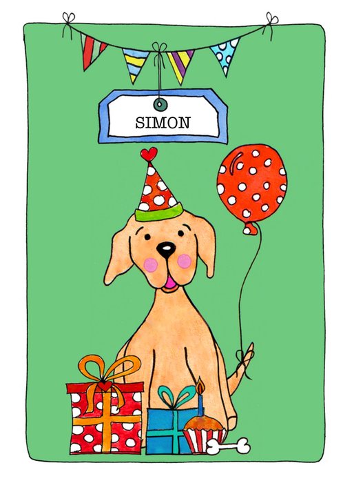 Sandysign | Verjaardagskaart | Feest | Hond
