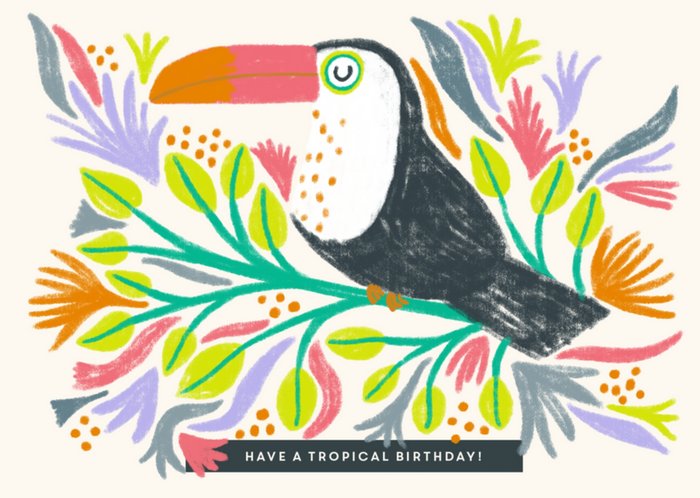 Greetz | Verjaardagskaart | tropical birthday