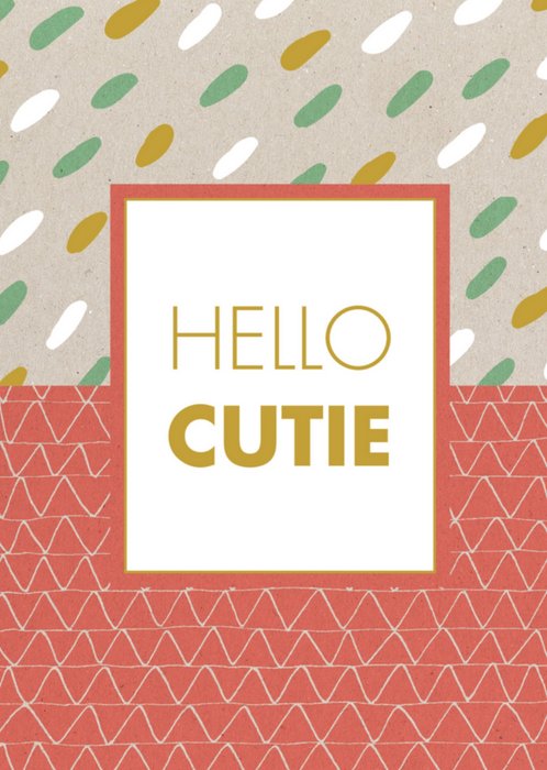 Paperclip | Liefdeskaart | Hello cutie