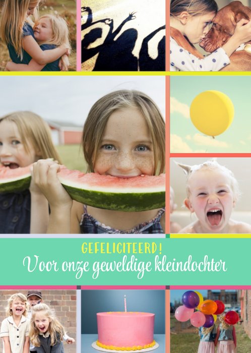 Greetz | Verjaardagskaart | Fotokaart kleindochter