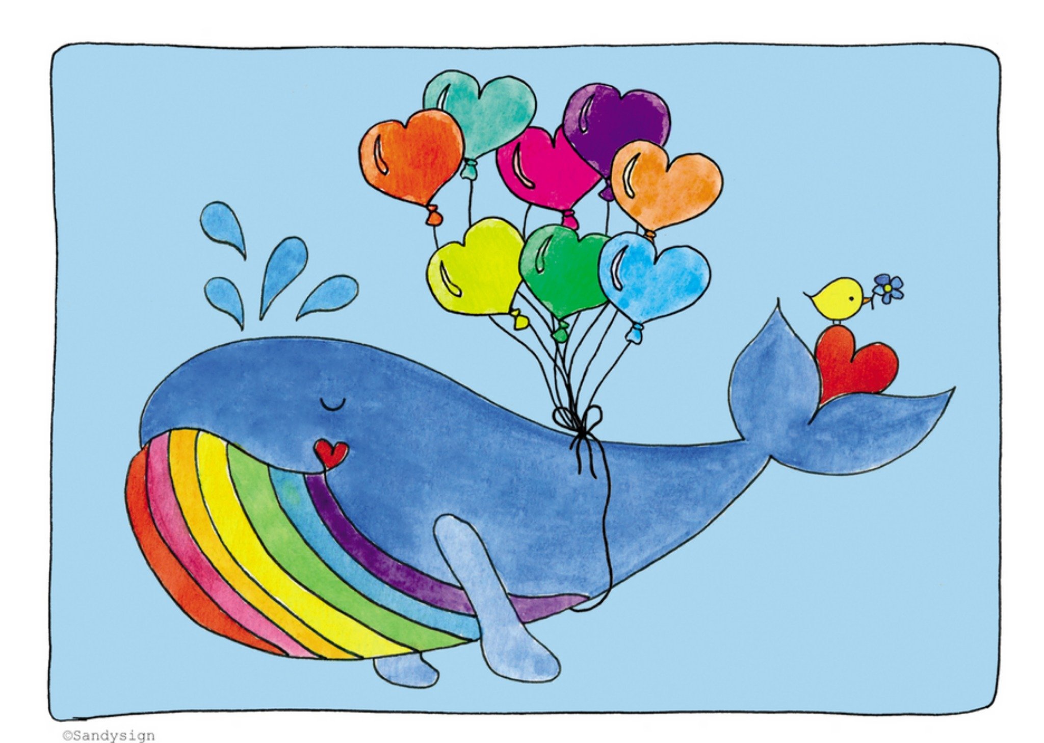 Sandysign - Happy Pride - walvis