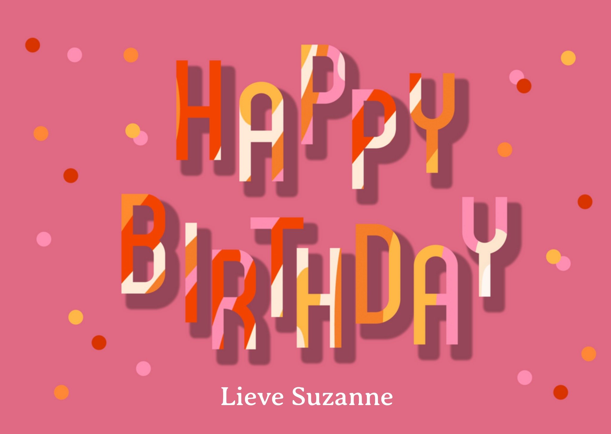 Luckz - Verjaardagskaart - Vrolijk - Vrouw