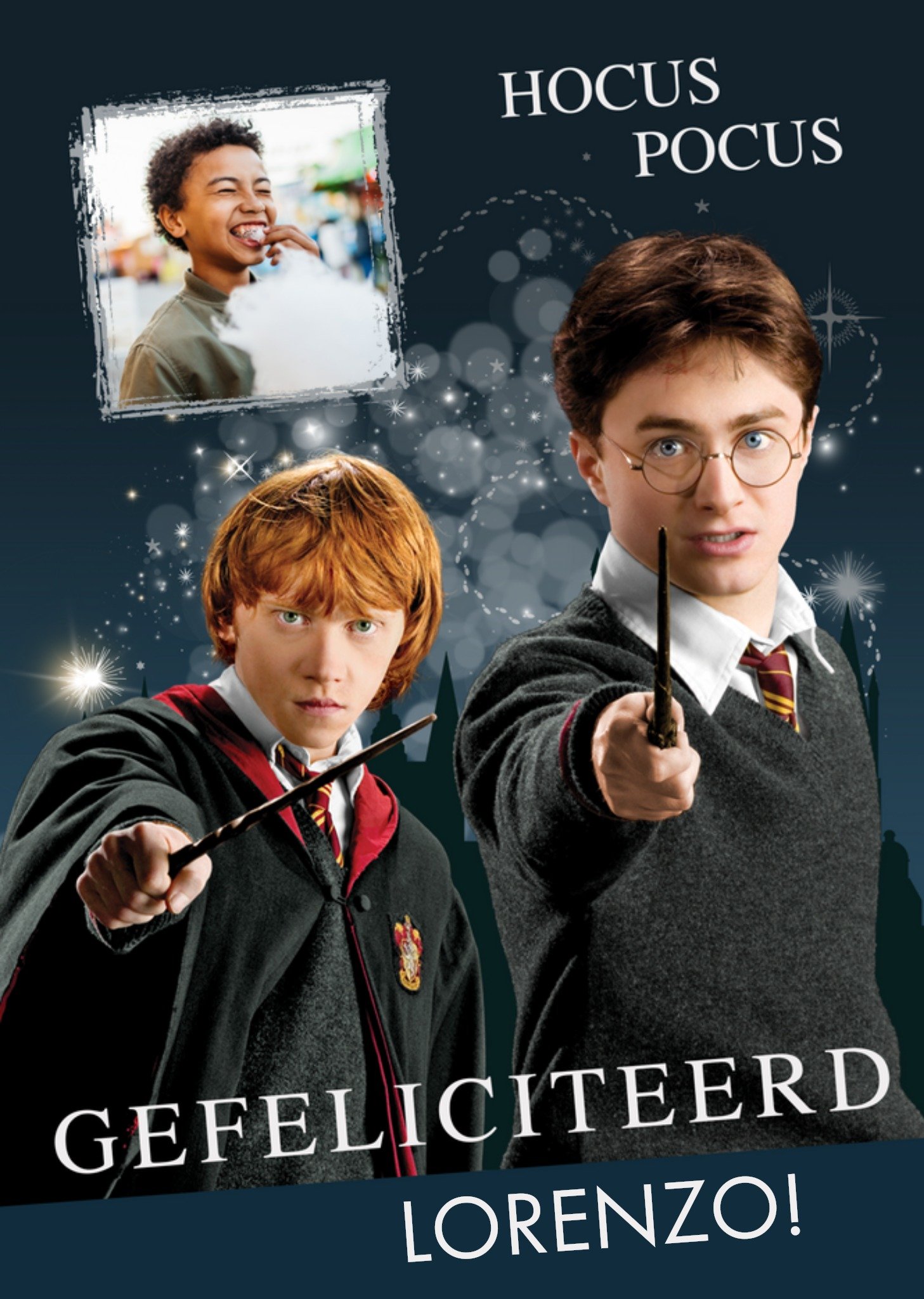 Harry Potter - Verjaardagskaart - Hocus Pocus