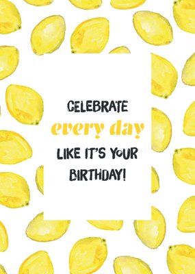 Verjaardagskaart | Illustratie | Greetz | Eten