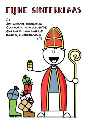 YH Tekent | Sinterklaaskaart | illustratie