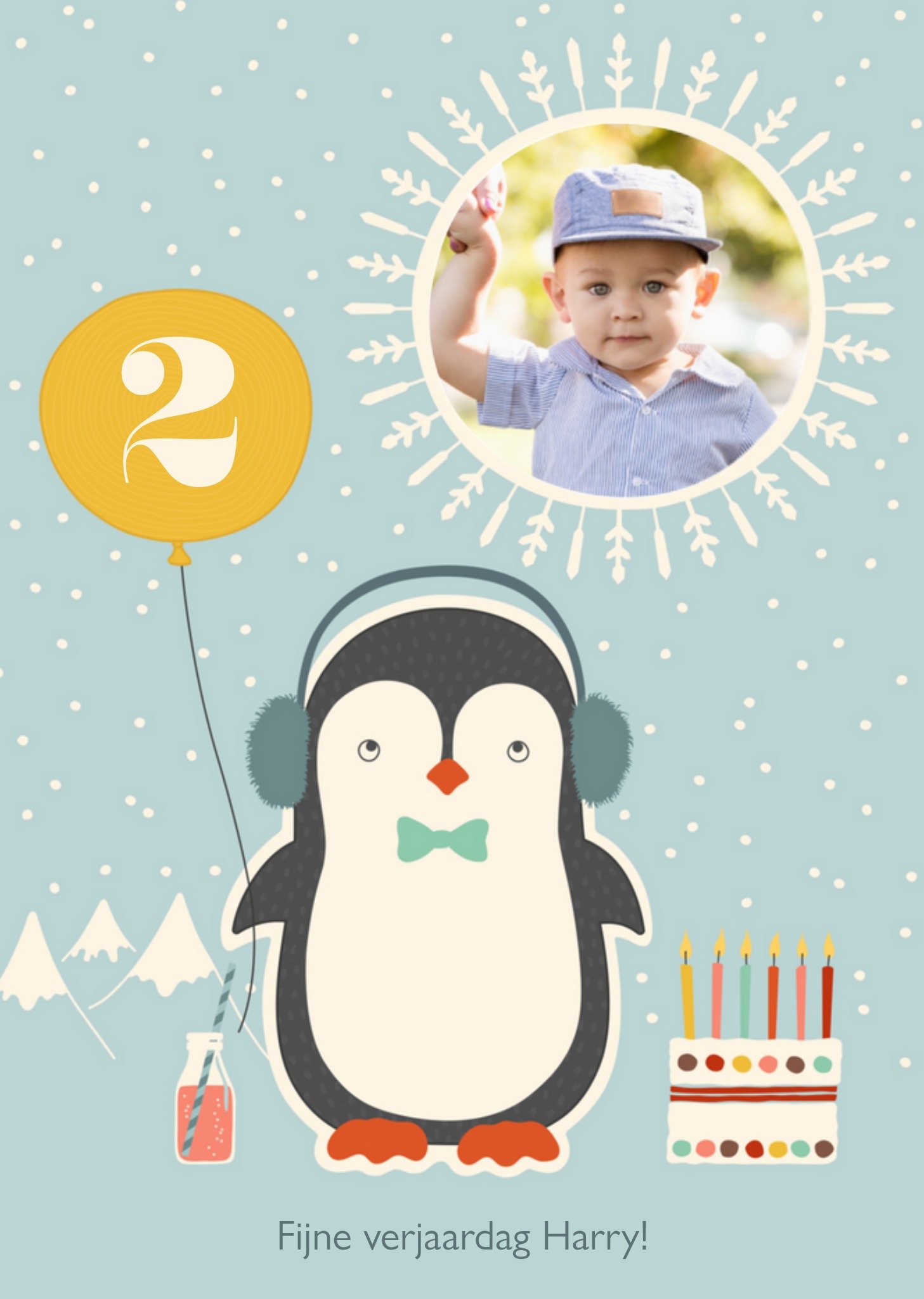 Verjaardag - Pinguïn - Naam