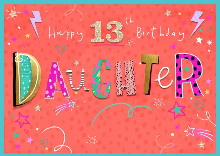 Greetz | Verjaardagskaart | happy 13th birthday