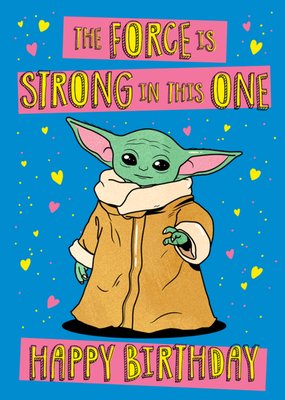 Star Wars | Verjaardagskaart | The force is strong