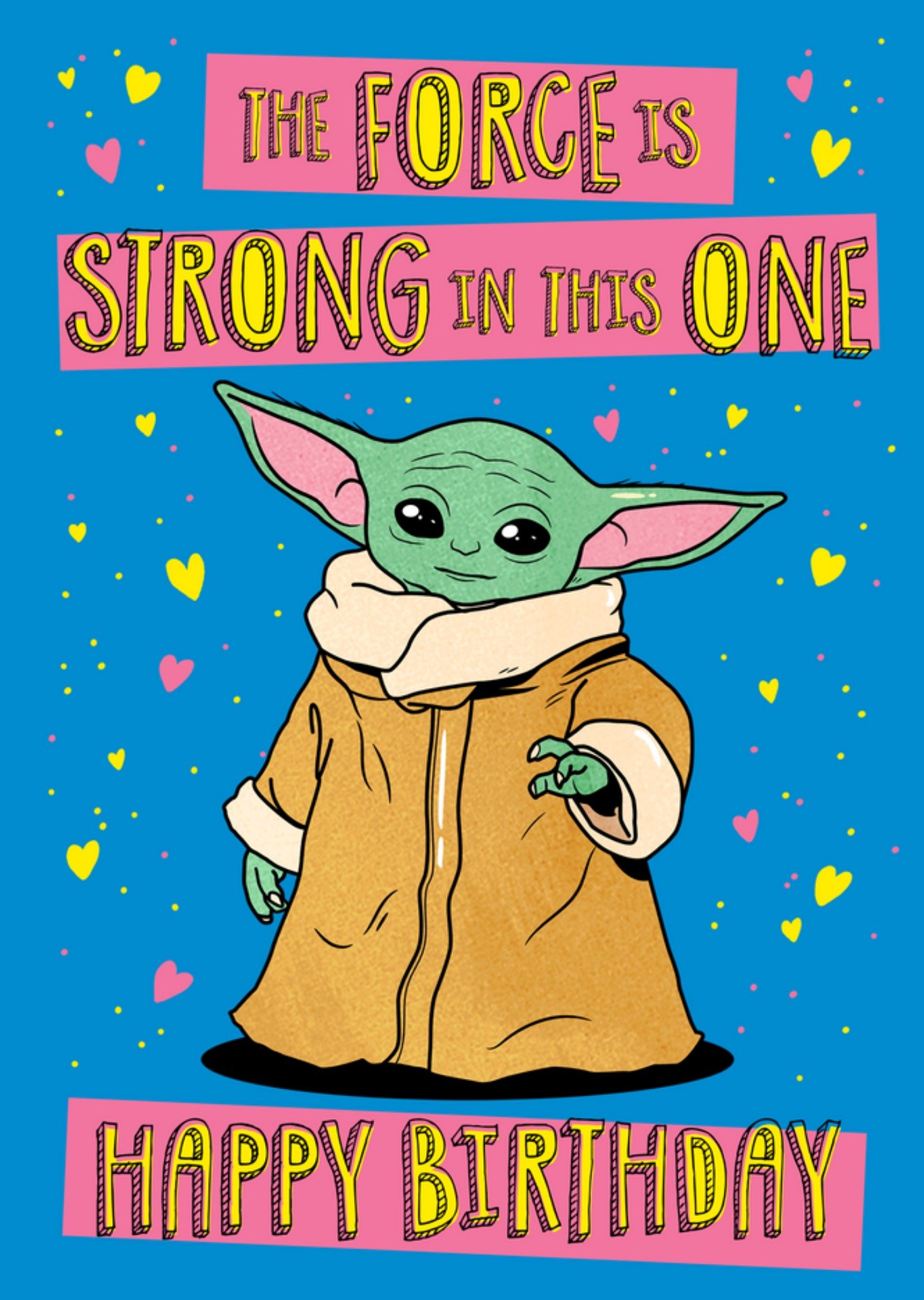 Star Wars - Verjaardagskaart - The force is strong