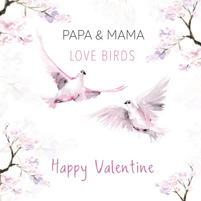 Michelle Dujardin | Valentijnskaart | Love Birds