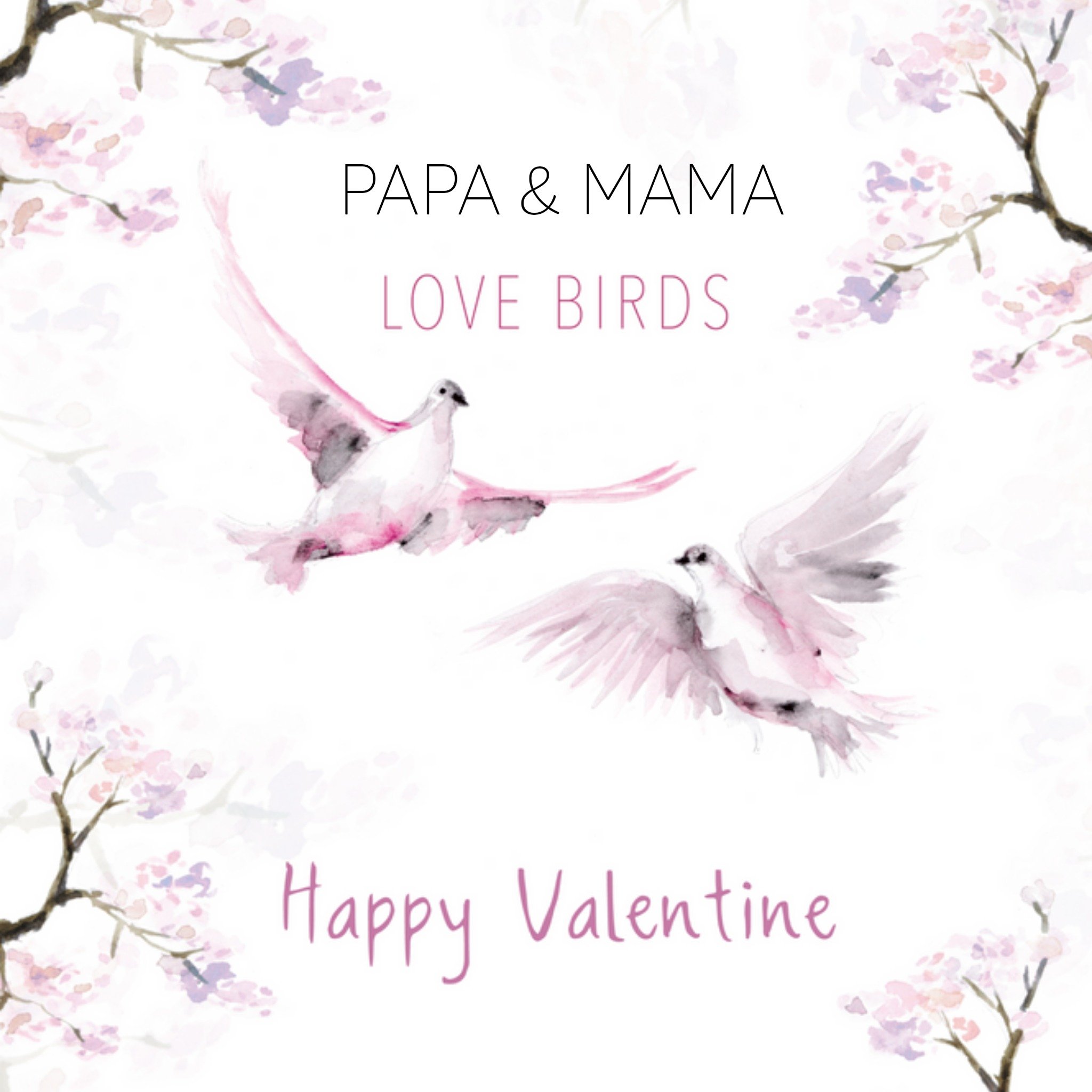 Michelle Dujardin - Valentijnskaart - Love Birds