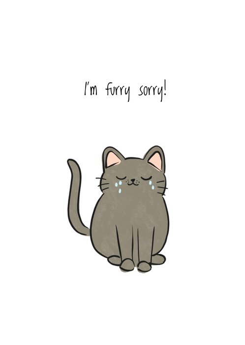 Greetz | Sorry kaart | kat | furry sorry