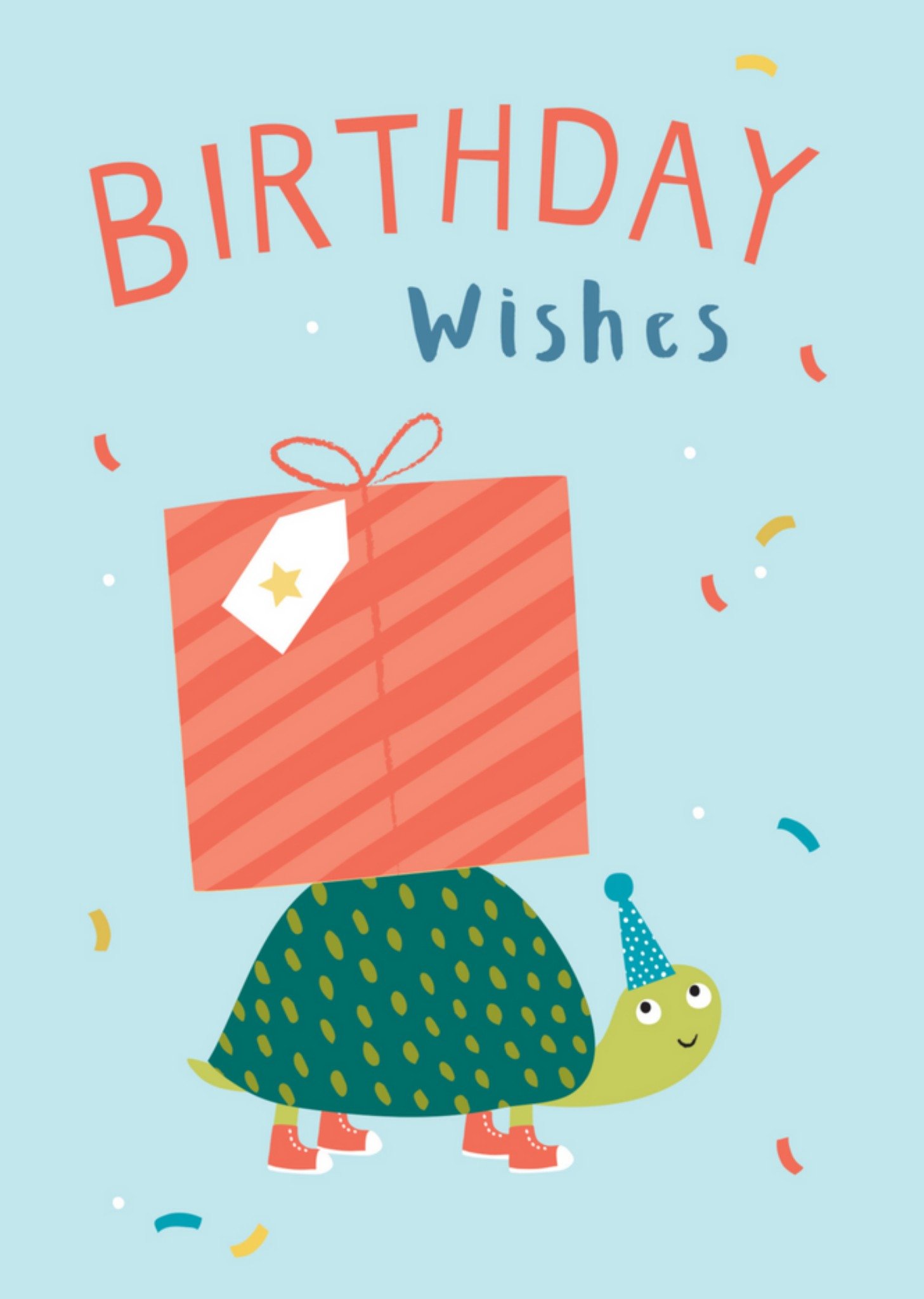 Klara Hawkins - Verjaardagskaart - schildpad