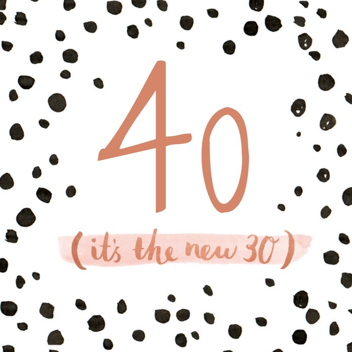 HotchPotch | Verjaardagskaart | 40 is the new 30