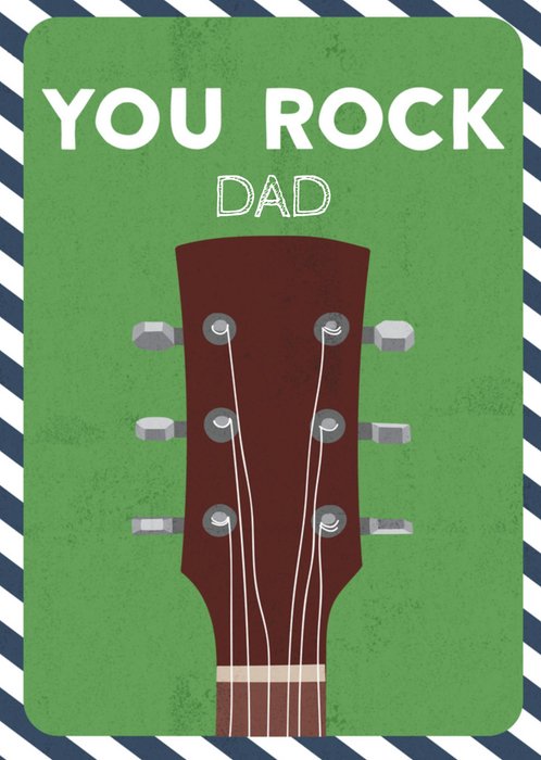 Greetz | Verjaardagskaart | You rock dad