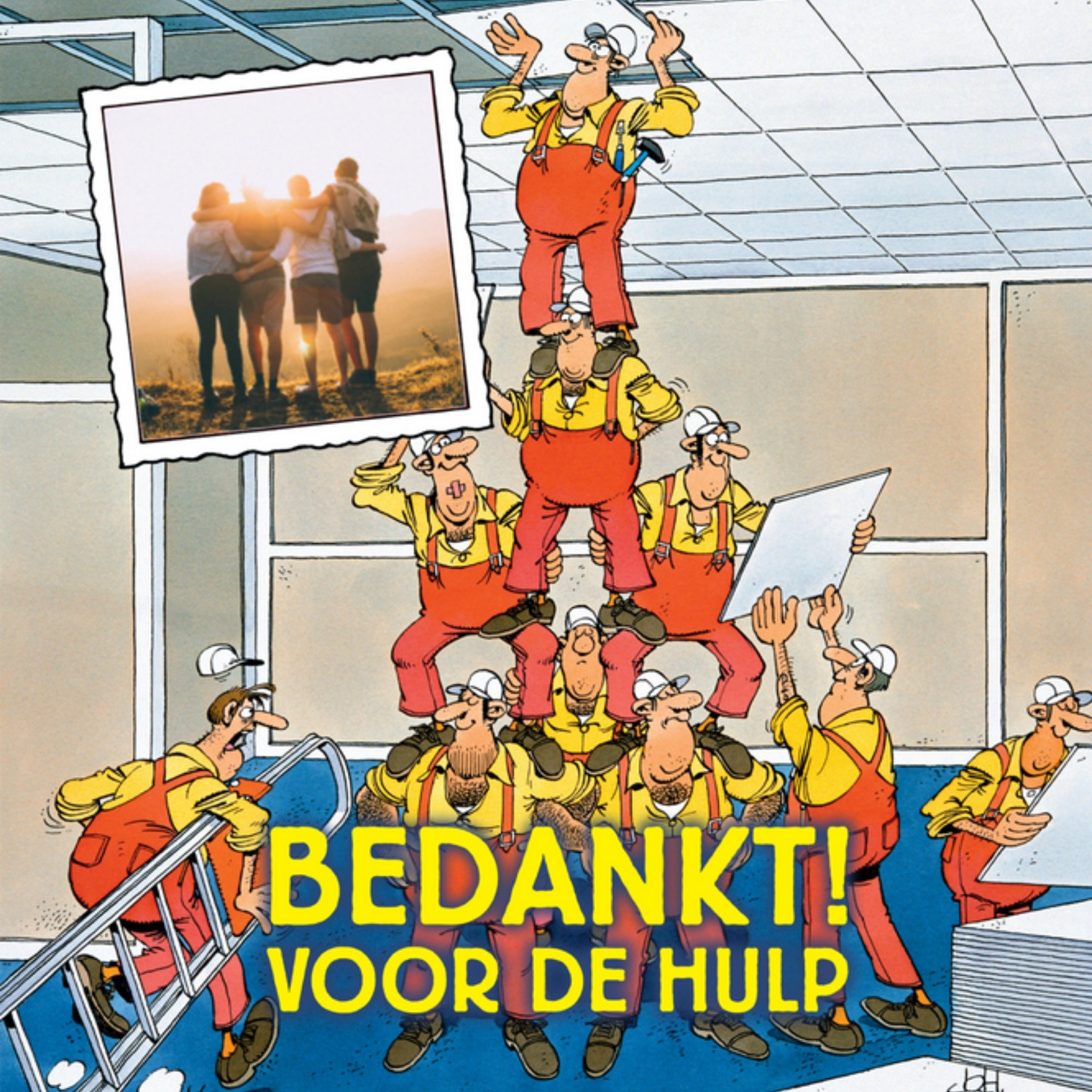 Jan van Haasteren - Bedankt - Illustratie - Humor