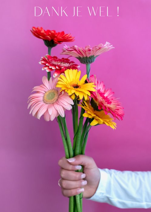 Photoflash | Bedanktkaart | bloemen