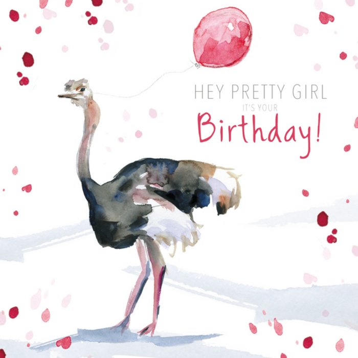 Michelle Dujardin | Verjaardagskaart | Pretty girl