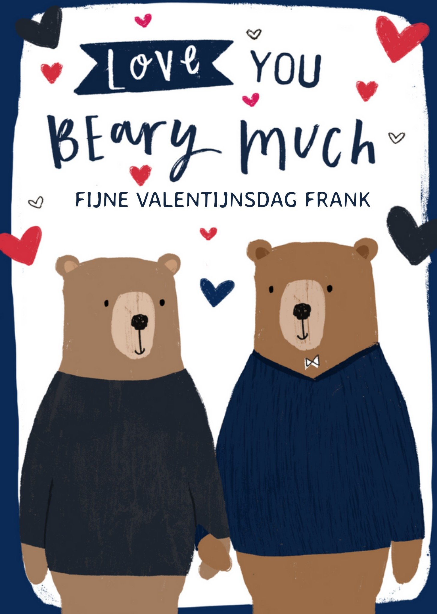 Valentijnskaart - beren