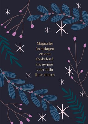 Greetz | Nieuwjaarskaart | Magisch en fonkelend | Mama