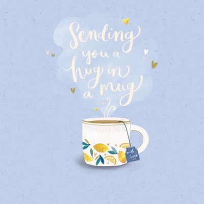 UK Greetings | Denken aan kaart| hug in a mug 