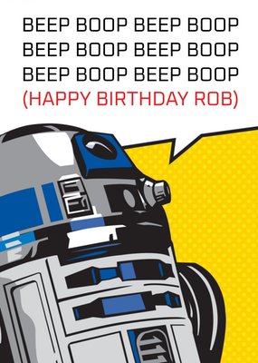 Star Wars | Verjaardagskaart | met naam