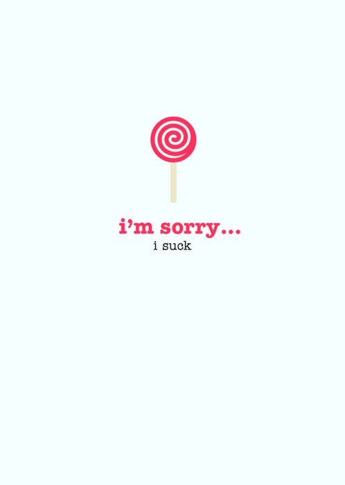 Greetz | Sorry kaart | Humor