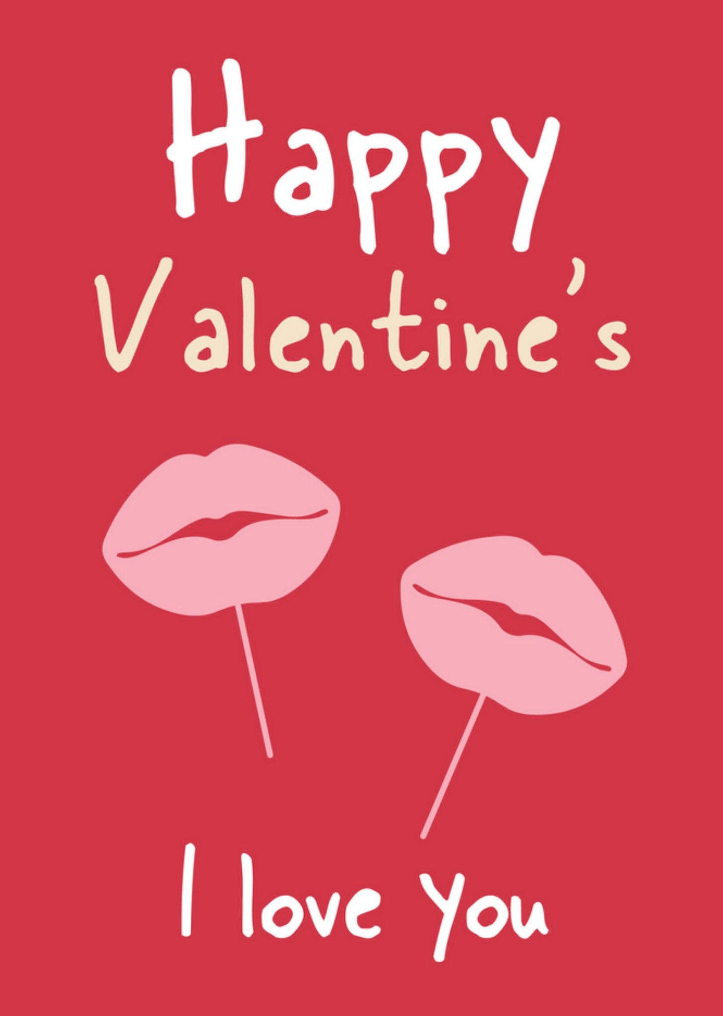 Valentijnskaart - lippen