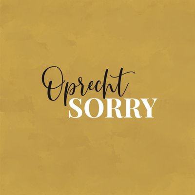 Tsjip | Sorry kaart | Collega