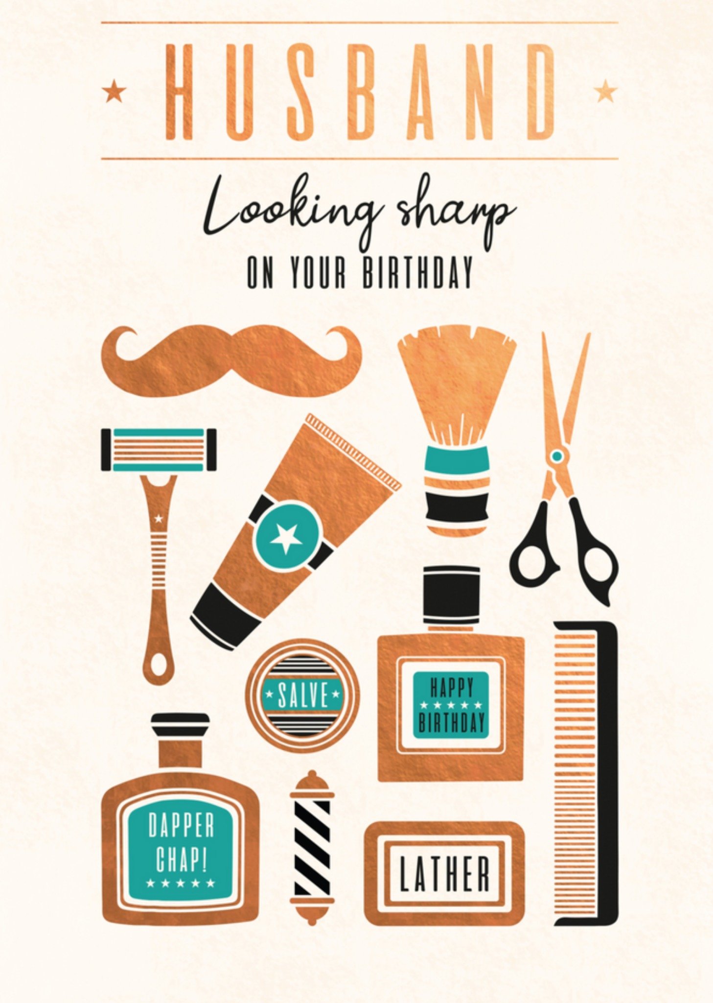 Abacus - Verjaardagskaart - barbier
