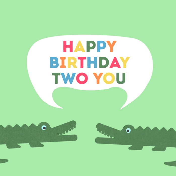 Verjaardagskaart | Greetz | Krokodil | Kind