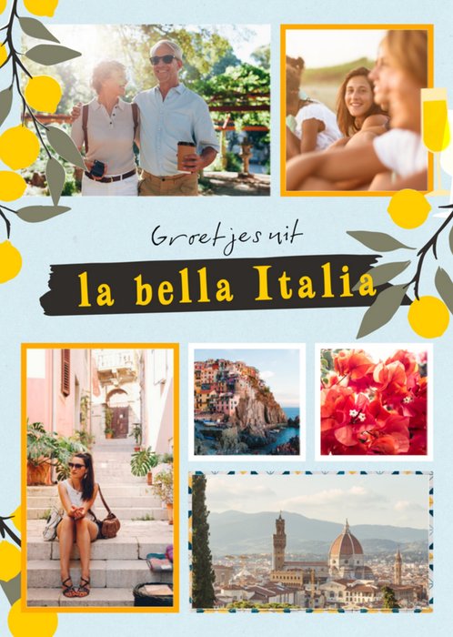 Greetz | Vakantiekaart | italie | fotokaart