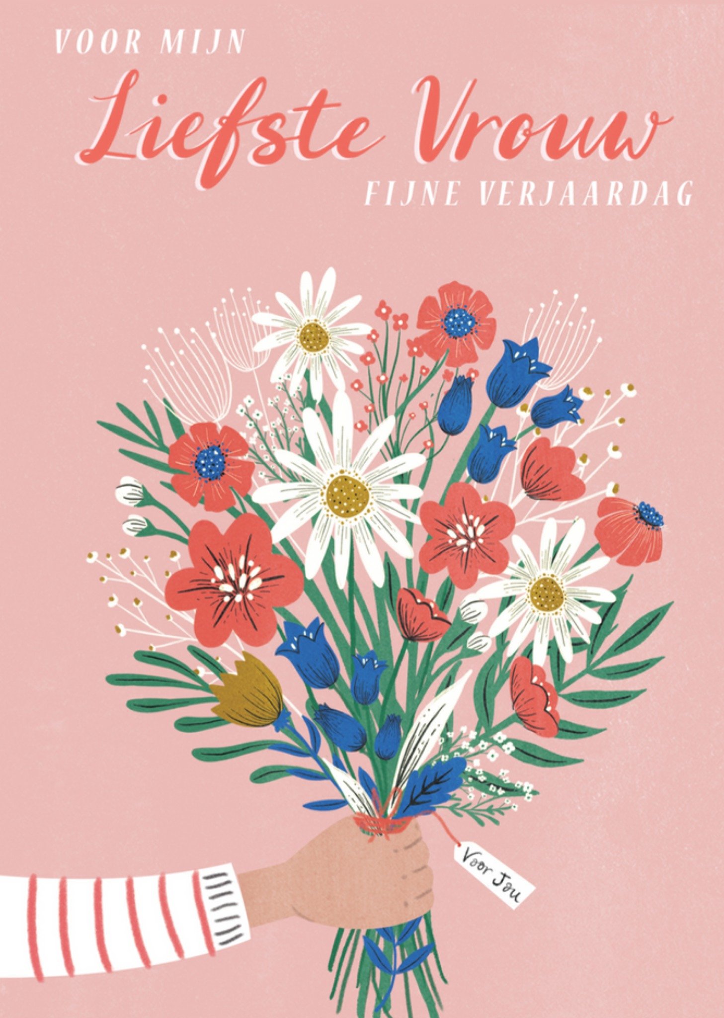 Dalia Clark Design - Verjaardagskaart - bloemen