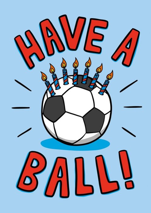 Teepee | Verjaardagskaart | voetbal