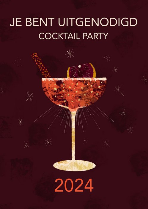 Greetz | Uitnodiging nieuwjaarsfeest | cocktail