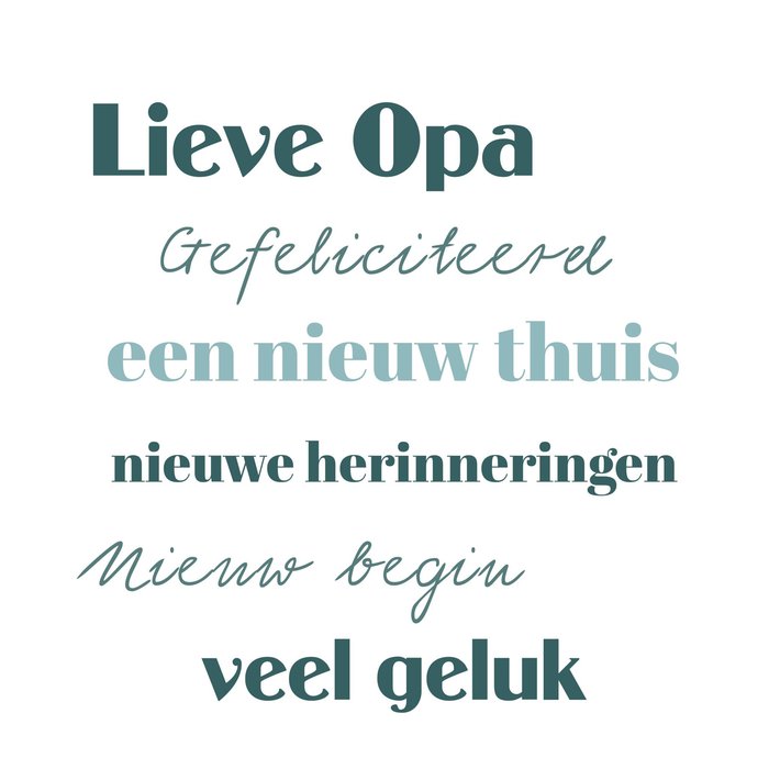 Verhuiskaart | Greetz | Opa
