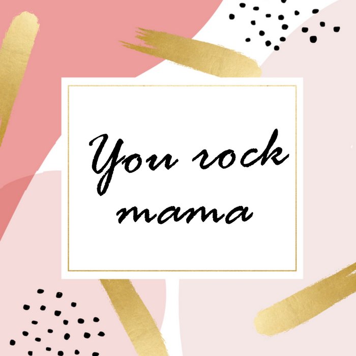 Greetz | Moederdagkaart | You rock mama