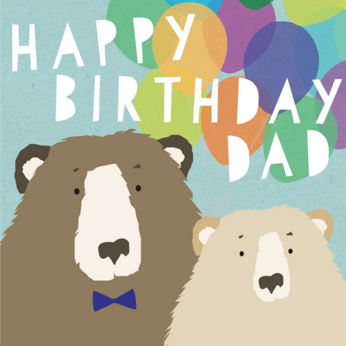 Greetz | Verjaardagskaart | beren en ballonnen