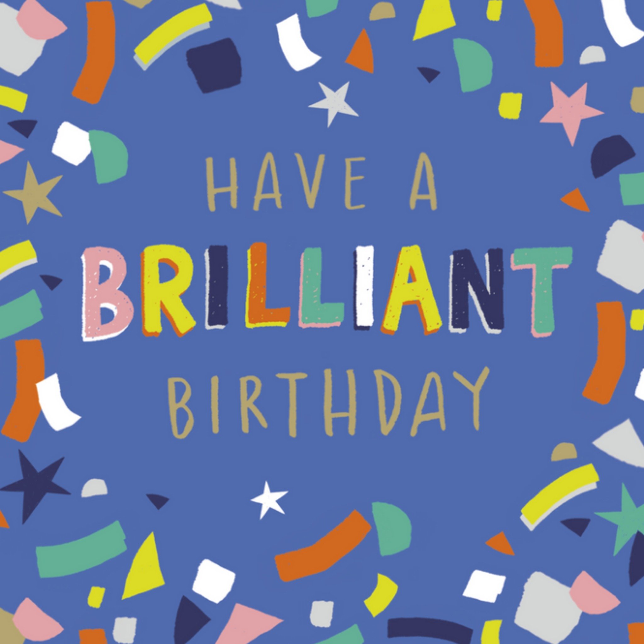 UK Greetings - Verjaardagskaart - confetti